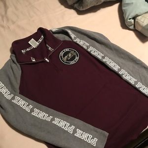 PINK quarter zip